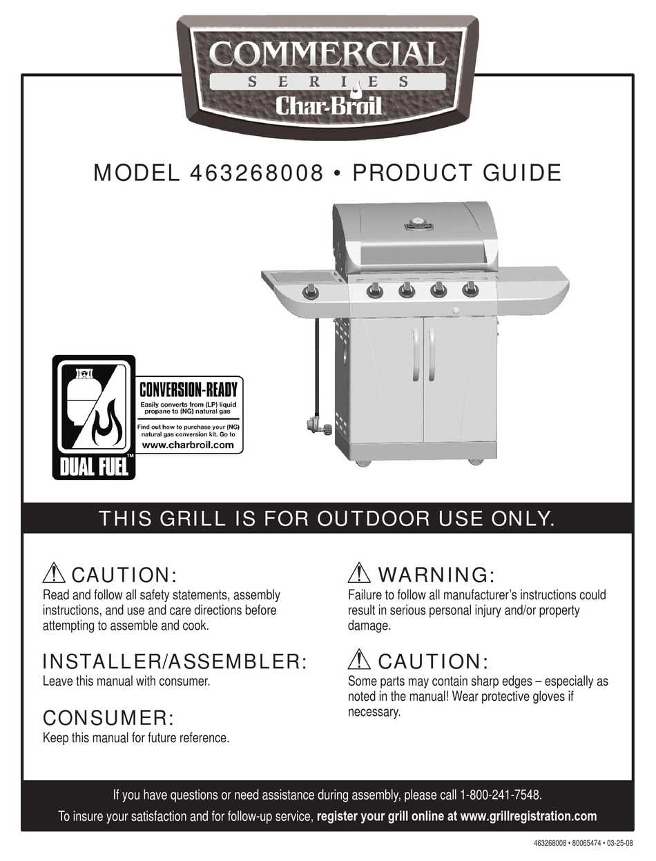 Understanding The Char Broil Commercial Series Parts Diagram