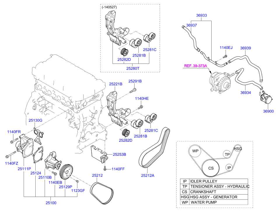 Illustrated Guide Serpentine Belt Diagram For 2006 Hyundai Sonata 2 4