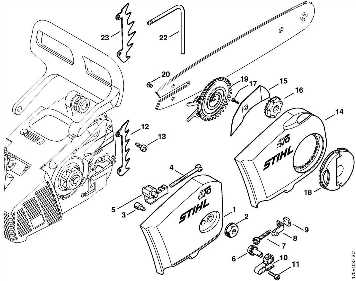 Exploring The Components Of Stihl Chainsaw MS180 A Visual Parts Diagram